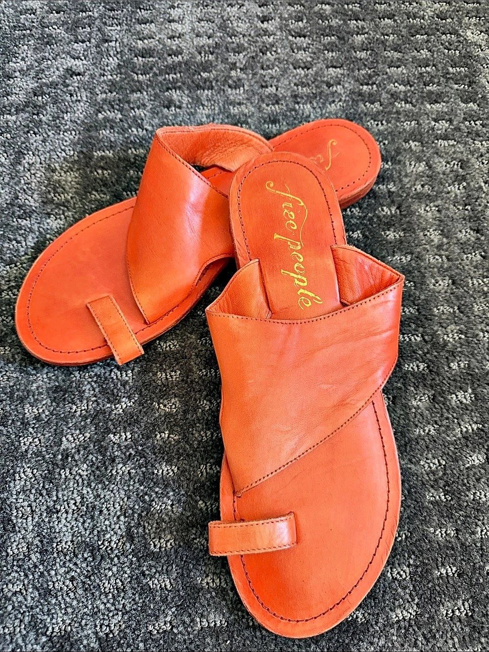 Free People Leather Thong Sandals EU 39